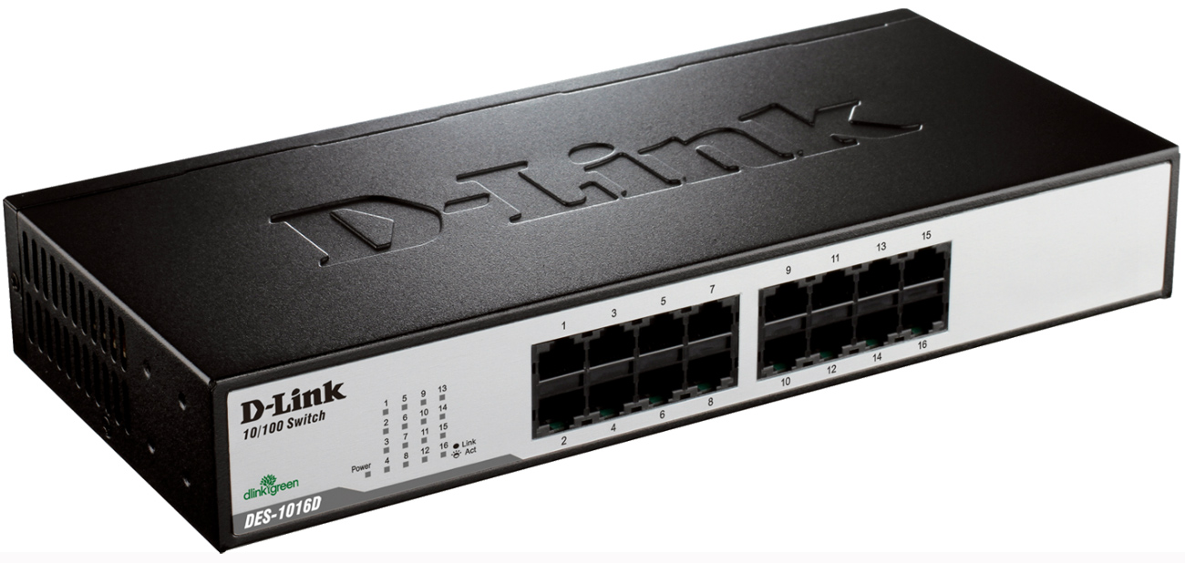 Switch D-Link 16p DES-1016D