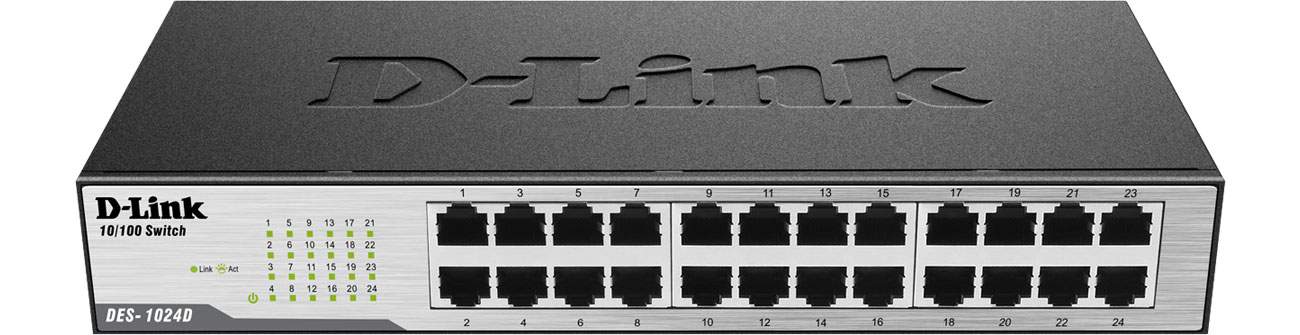 Switch D-Link 24p DES-1024D 24x10/100Mbit