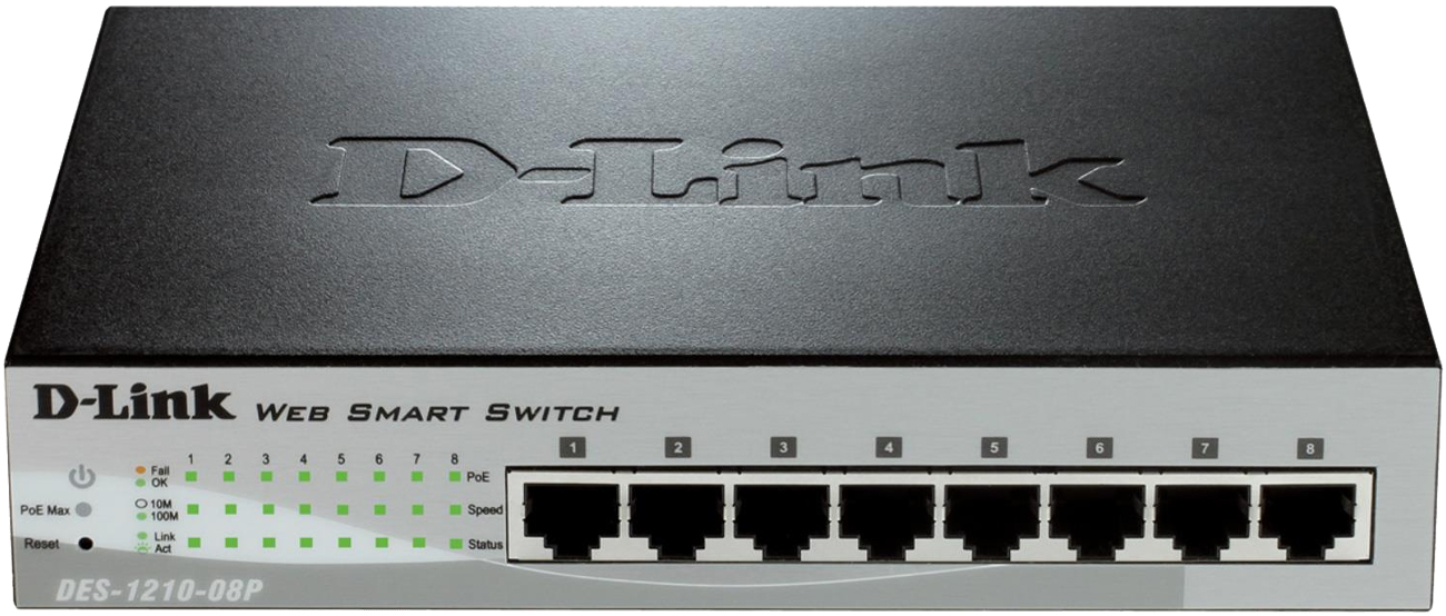 Switch D-Link 8p DES-1210-08P