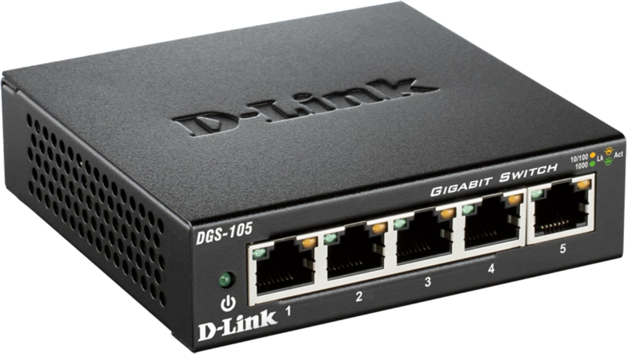 D-Link DGS-105 Seitenansicht