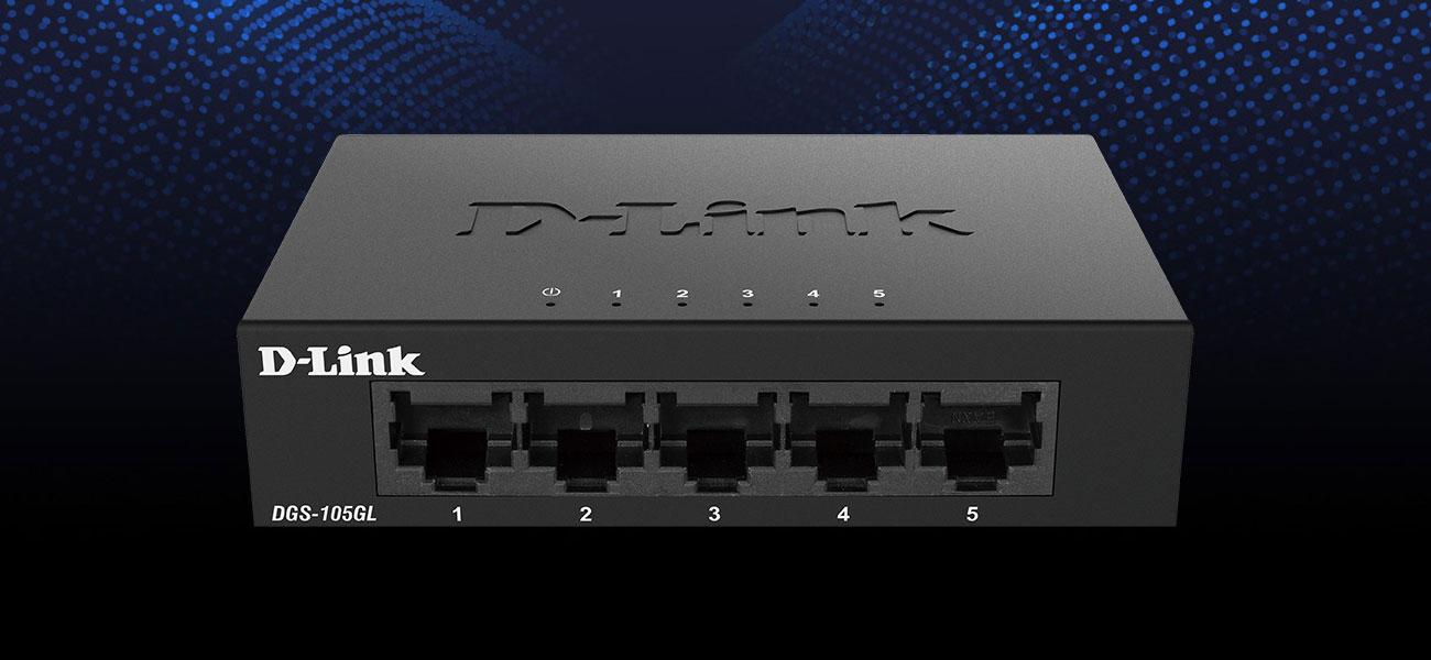 Switch D-Link 5p DGS-105GL (5x10/100/1000Mbit)
