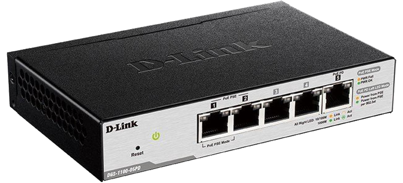 Switch D-Link 5p DGS-1100-05PD
