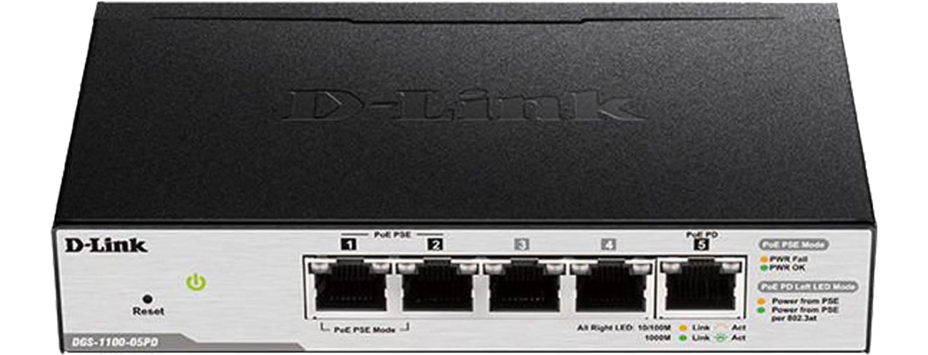 D-Link DGS-1100-05PD przód