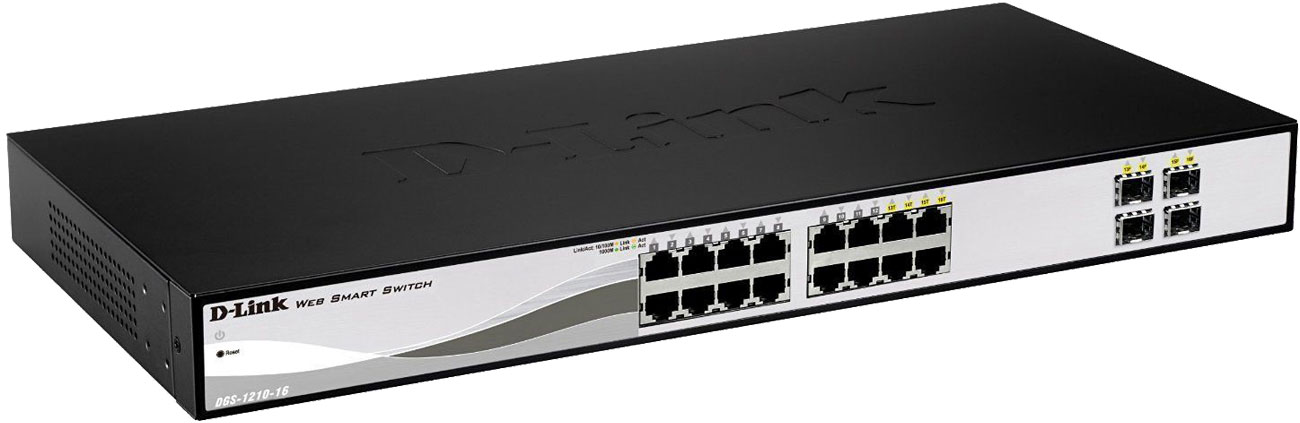 Switch D-Link 20p DGS-1210-16 (16x10/100/1000Mbit 4xCombo/SFP)