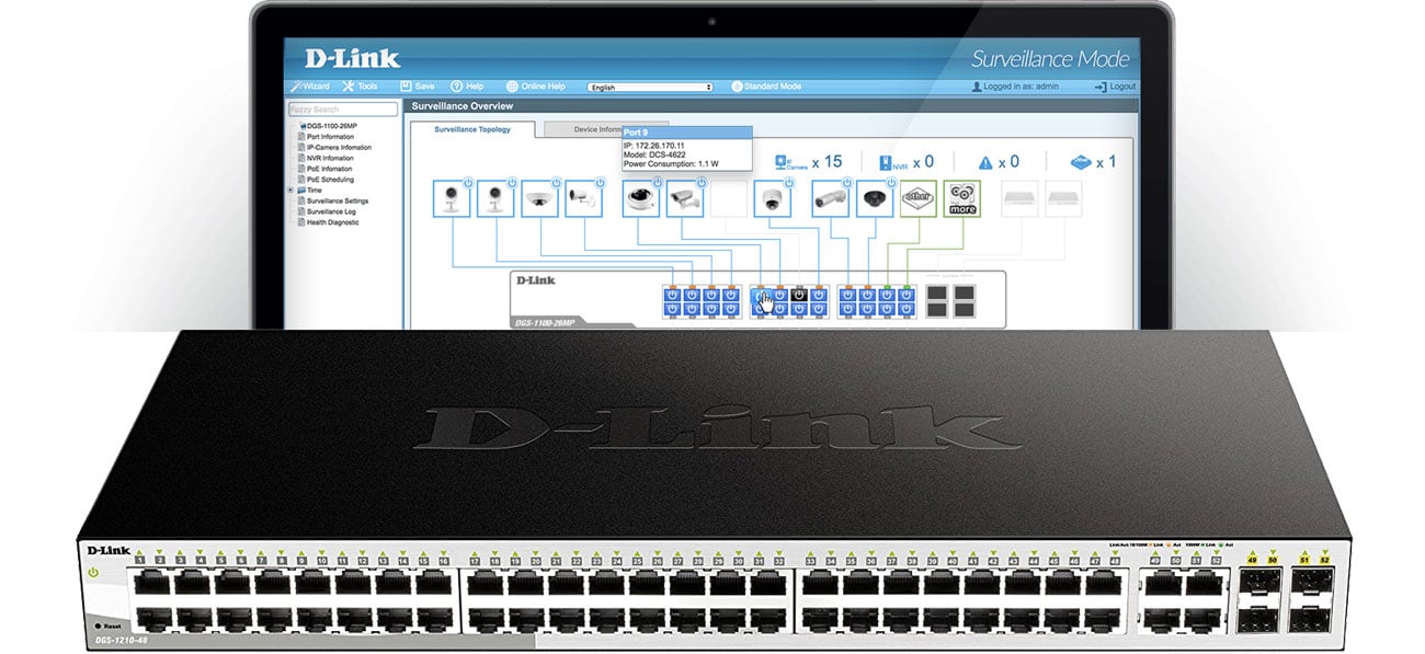D-Link 52p DGS-1210-48