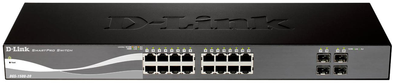 Switch D-Link 16p DGS-1500-20