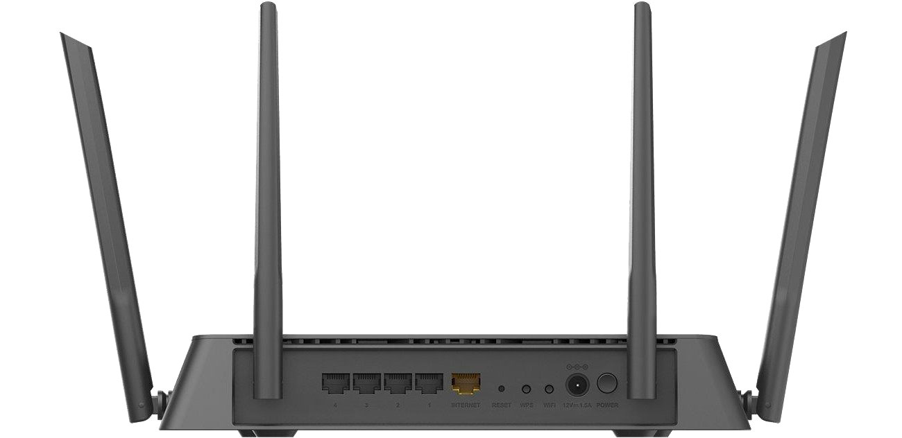 D-Link DIR-878 EXO Widok z tyłu, złącza