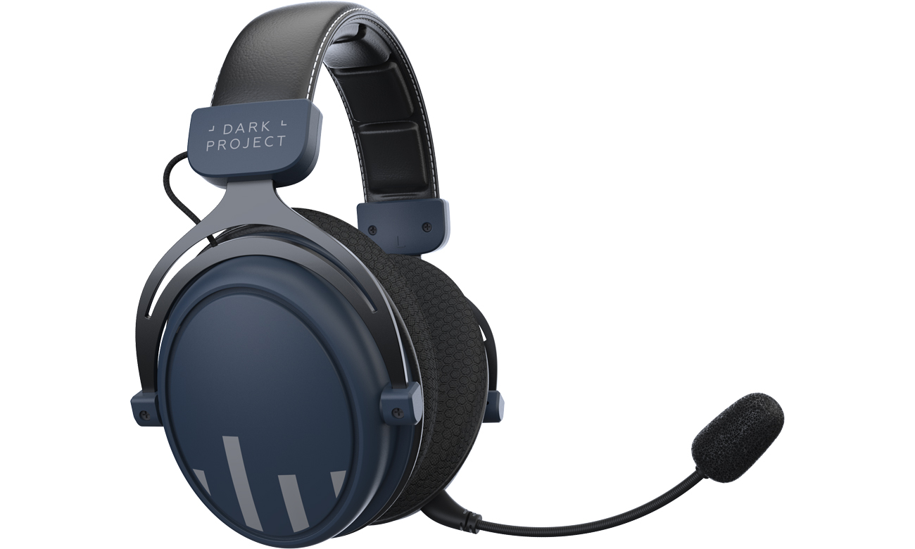 Bezprzewodowe słuchawki Dark Project HS-4 Wireless - Widok prawego boku