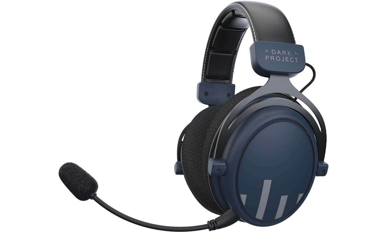 Bezprzewodowe słuchawki Dark Project HS-4 Wireless - Widok lewego boku