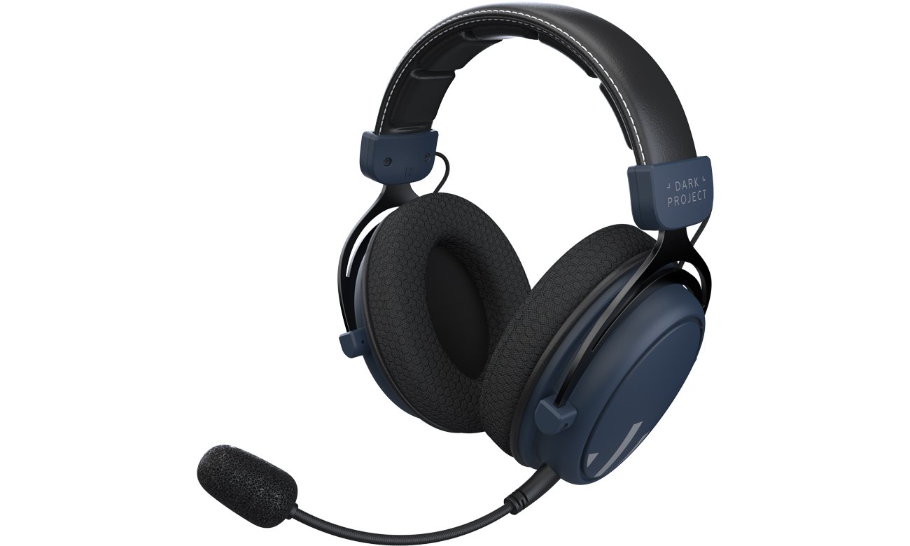 Bezprzewodowe słuchawki Dark Project HS-4 Wireless - Widok od przodu pod kątem