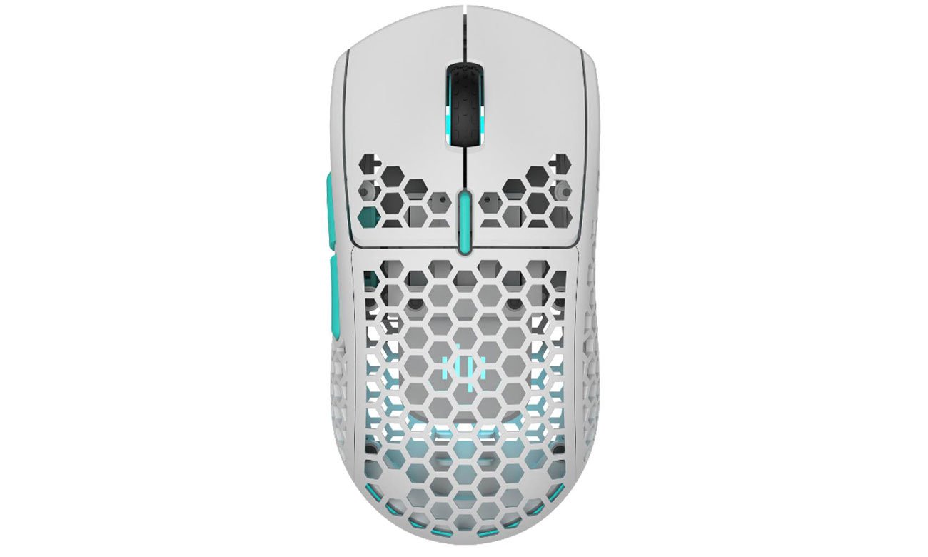 Mysz dla graczy Dark Project One ME4 Wireless RGB White