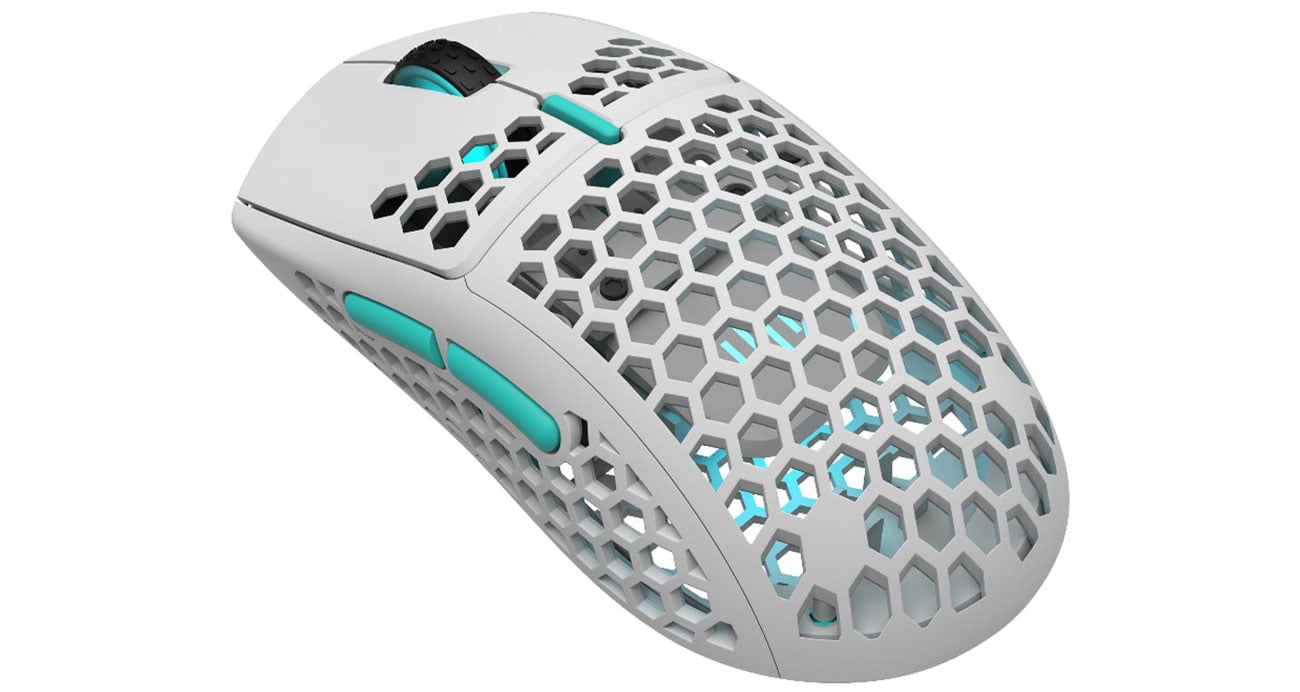 Mysz dla graczy Dark Project One ME4 Wireless RGB White