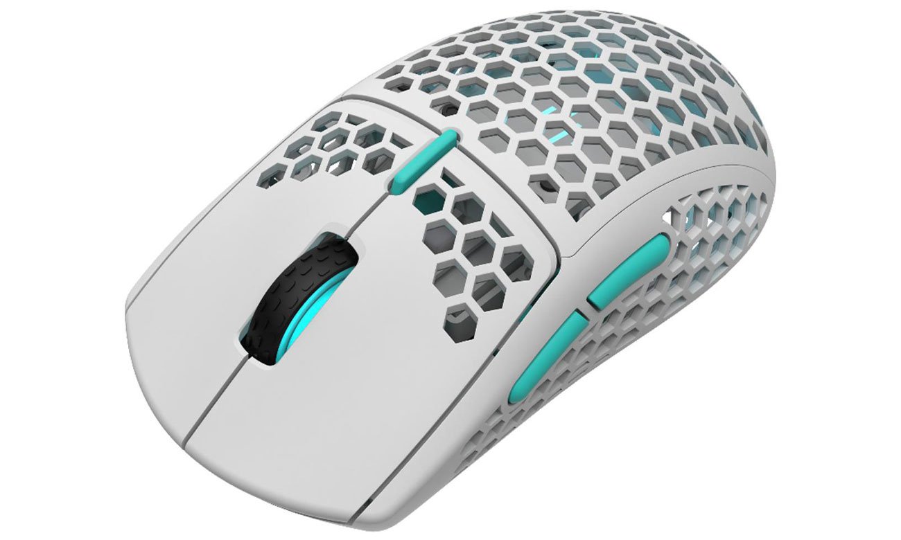 Mysz dla graczy Dark Project One ME4 Wireless RGB White