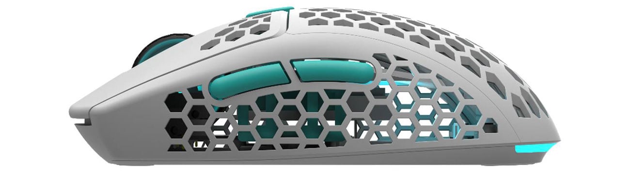 Mysz dla graczy Dark Project One ME4 Wireless RGB White