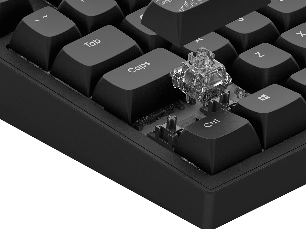 Gaming-Tastatur Dark Project ALU Terra Nostra Black Wired