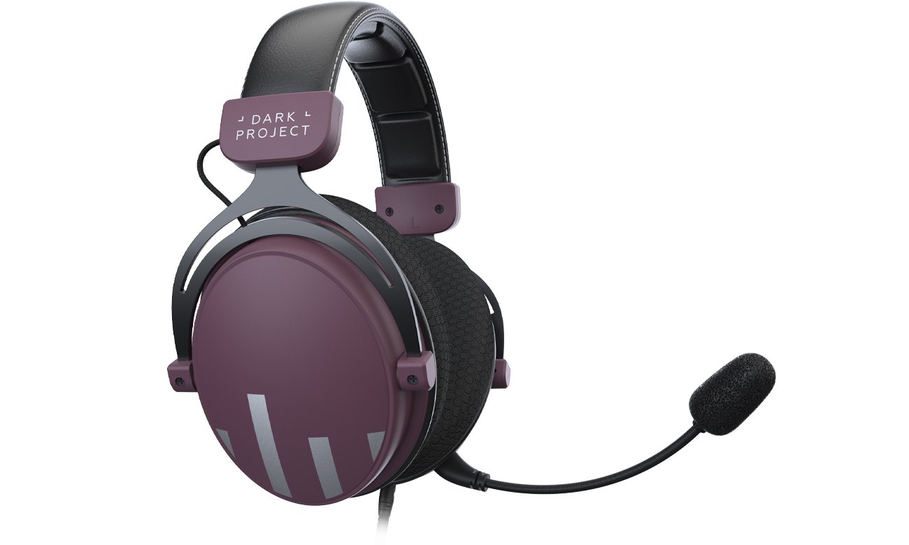 Przewodowe słuchawki Dark Project One HS-4 Wired - Widok prawego boku