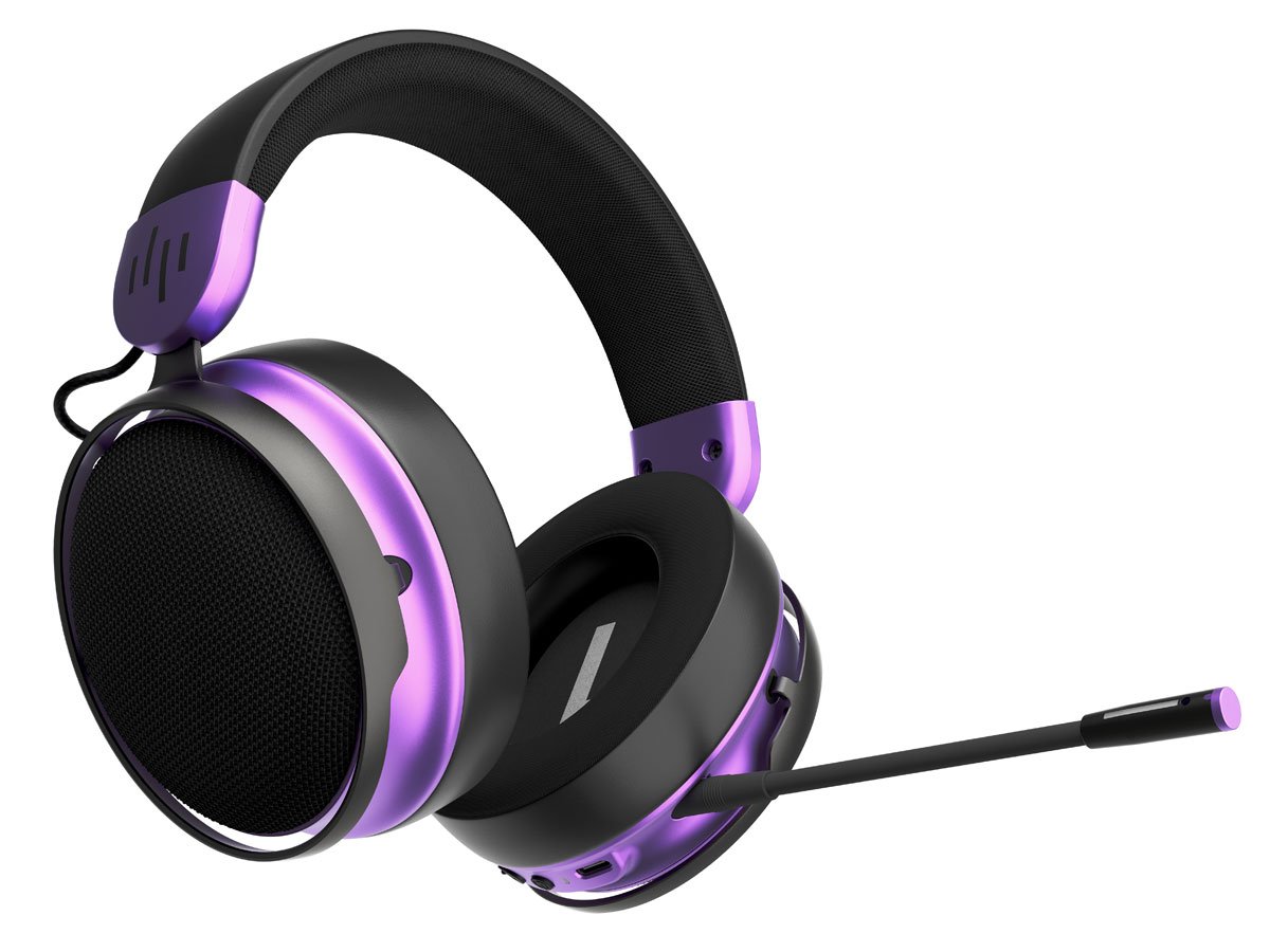Słuchawki bezprzewodowe Dark Project SONO Wireless Black - Widok od przodu pod kątem