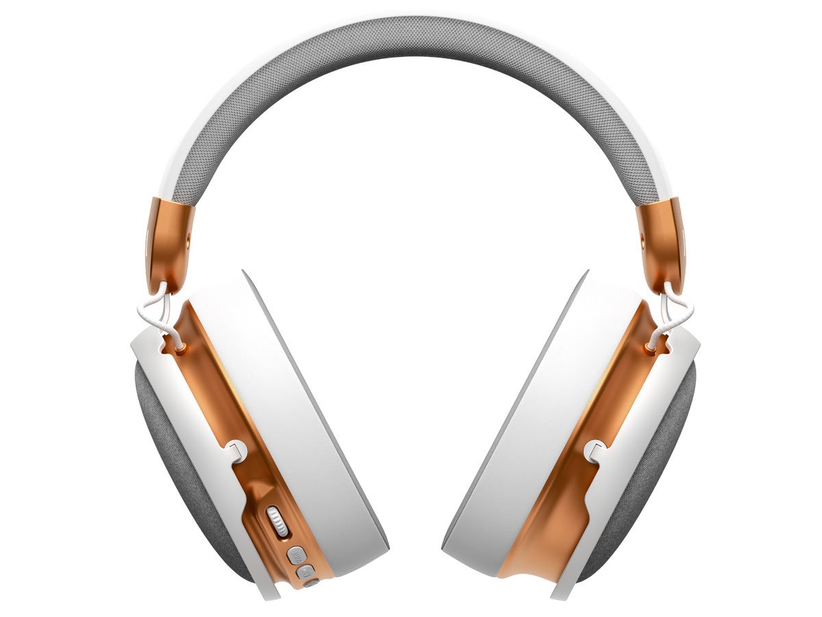 Słuchawki bezprzewodowe Dark Project SONO Wireless White - Widok od przodu