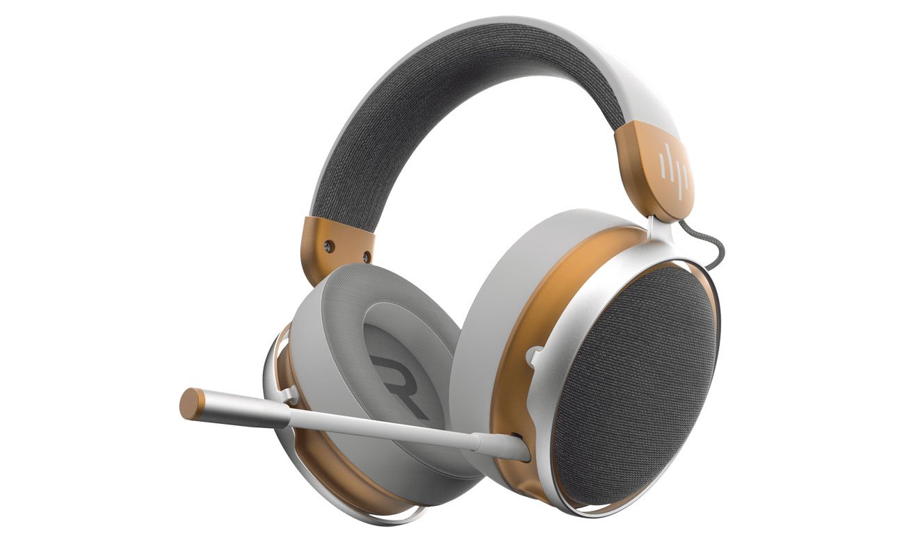 Słuchawki bezprzewodowe Dark Project SONO Wireless White - Widok od przodu pod kątem