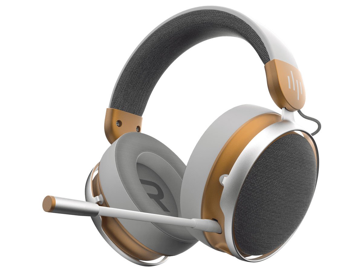 Słuchawki bezprzewodowe Dark Project SONO Wireless White - Widok od przodu pod kątem