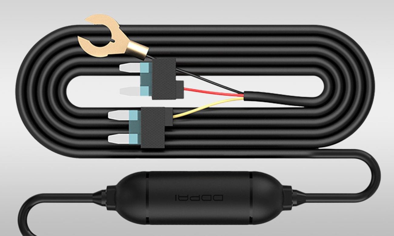 Adapter zasilania DDPAI Hardwire Kit USB-C - Grafika z tłem