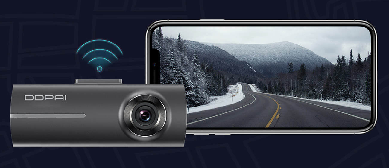 Wideorejestrator samochodowy DDPAI Mola A2 - Wygodnie zarządzaj nagraniami