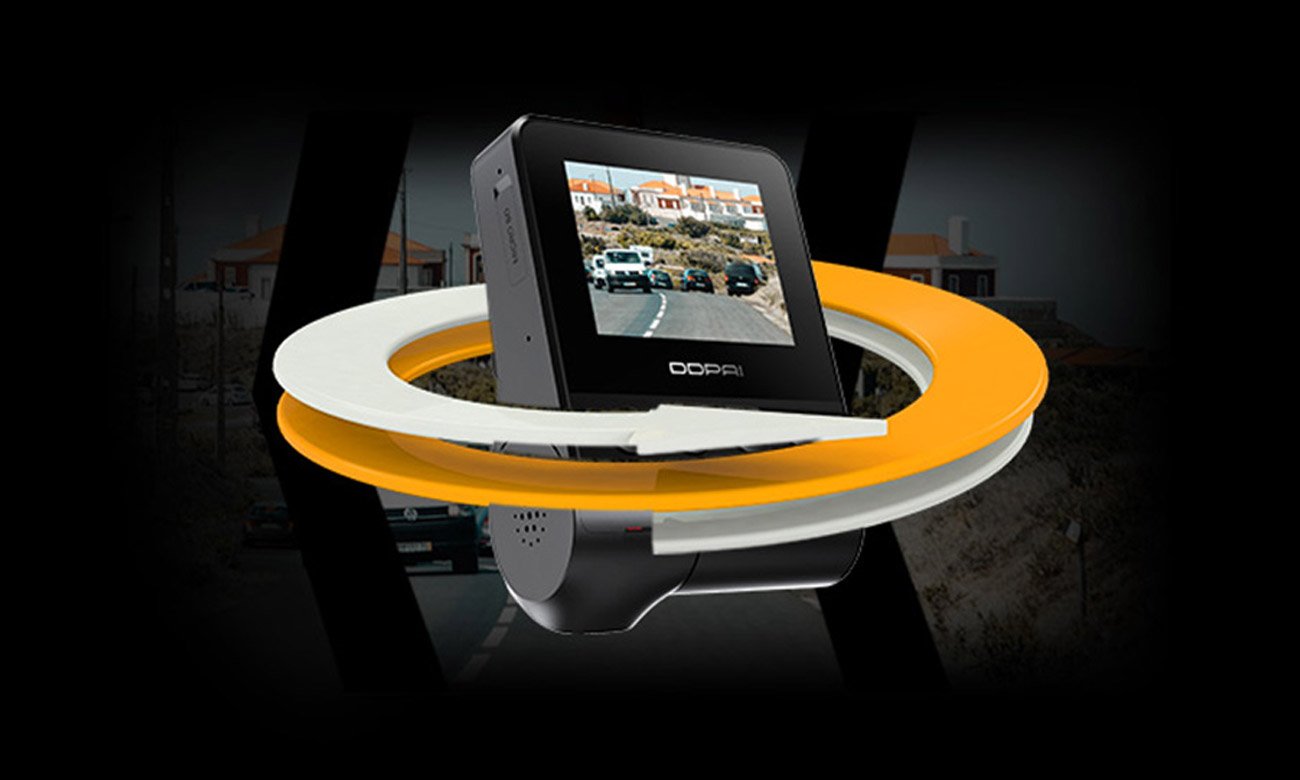 Wideorejestrator DDPAI Z40 GPS DUAL - Wbudowany moduł GPS