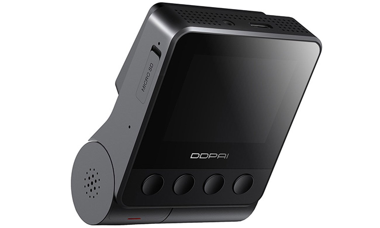 Wideorejestrator DDPAI Z40 GPS DUAL - Widok od tyłu pod kątem