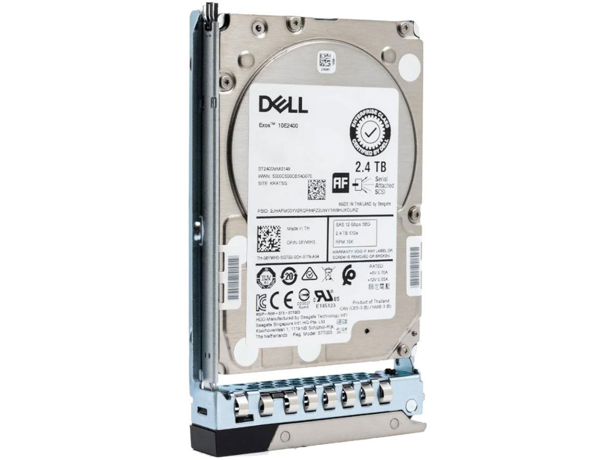 Dell 2.4 TB 10K RPM Self-Encrypting SAS 512e