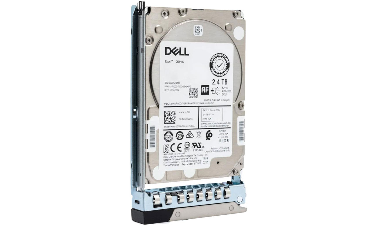 Dell 2.4 TB 10K RPM Self-Encrypting SAS 512e