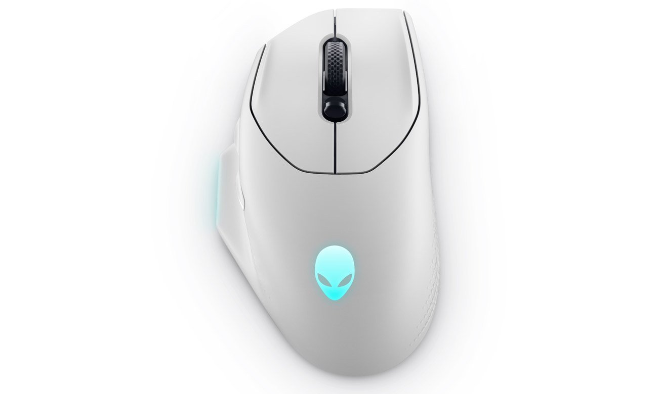 Dell ALIENWARE WIRELESS GAMING MOUSE - AW620M widok z góry