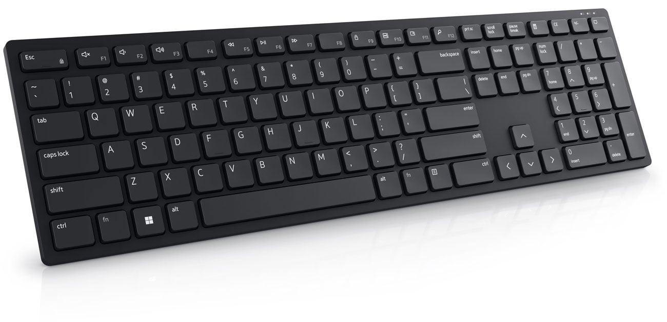 Dell KB500 - US widok z góry pod kątem