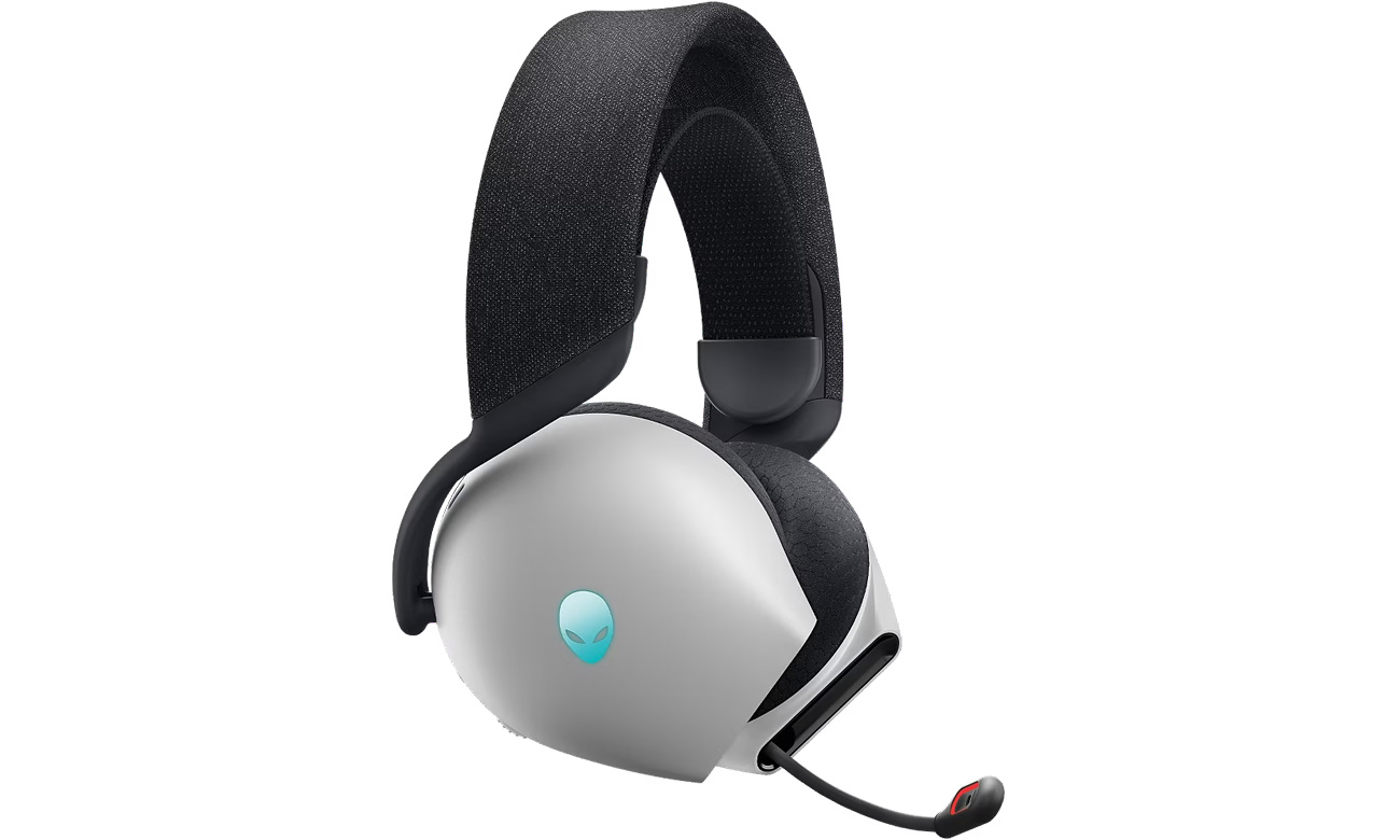 Zestaw słuchawkowy Dell Alienware Dual-Mode AW720H Lunar Shift - Widok od przodu pod kątem