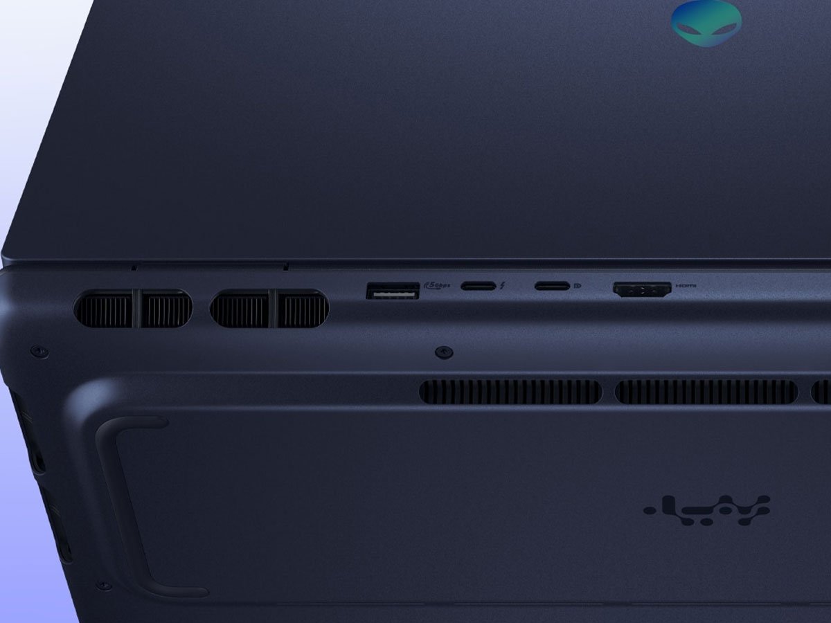 Dell Alienware 16X Aurora spód laptopa