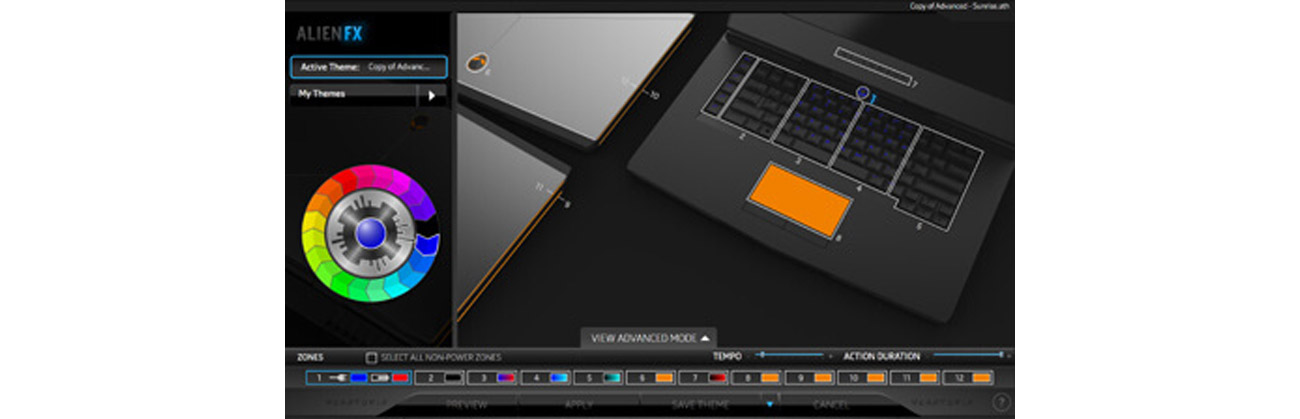 Dell Alienware 17 podświetlenie AlienFX