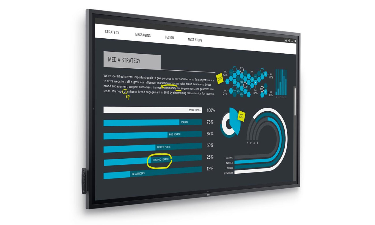 Monitor wielkoformatowy, biznesowy Dell C8621QT