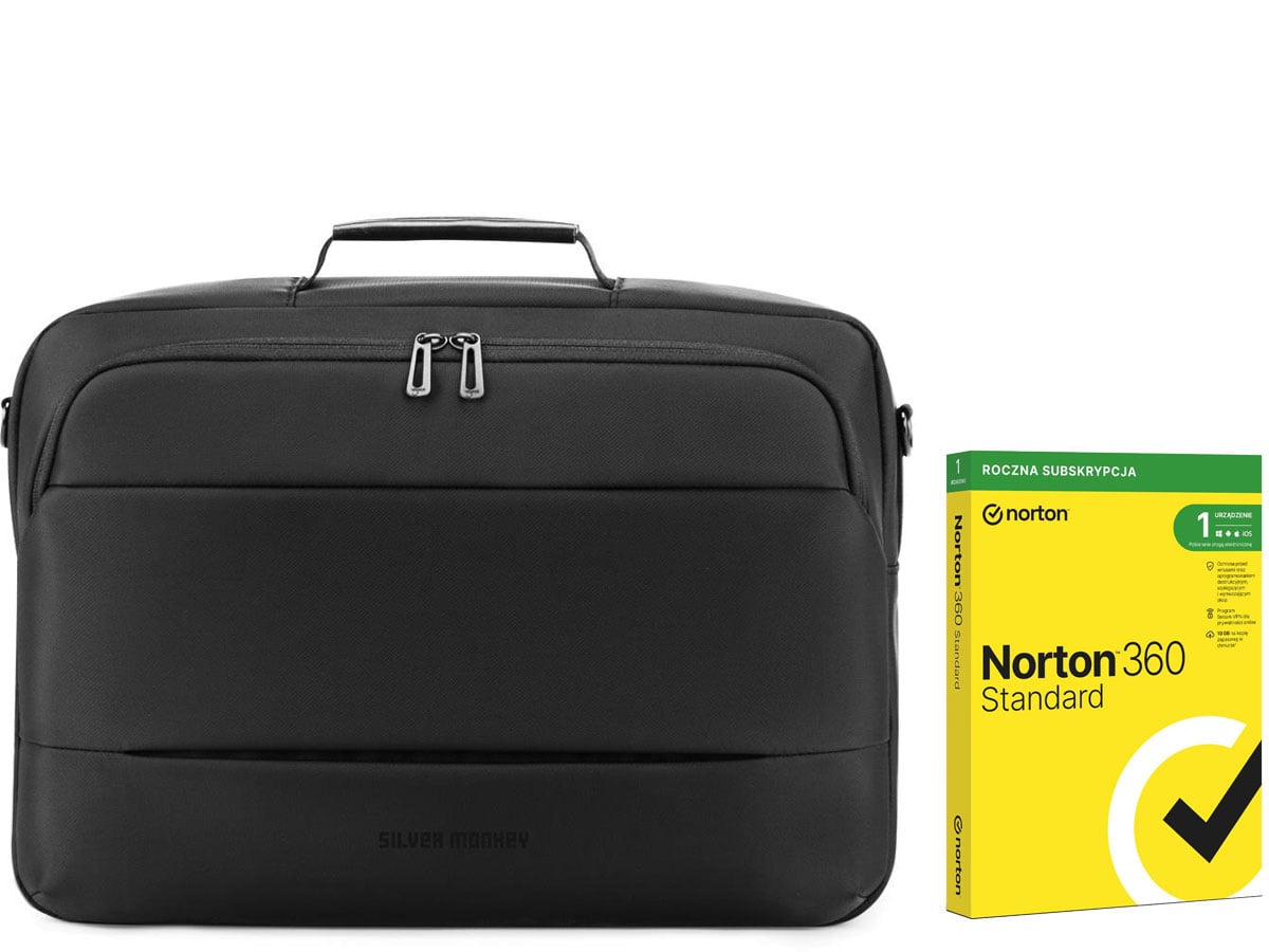 Torba na laptopa + program antywirusowy