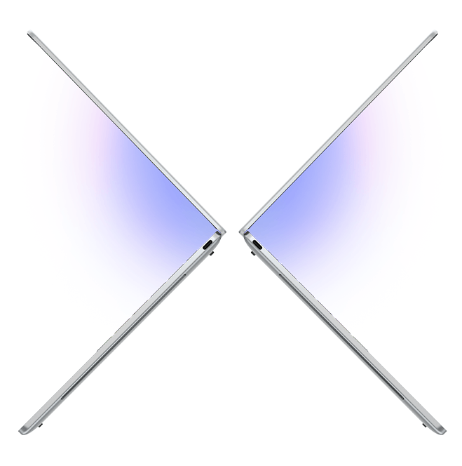 XPS 13 rozłożony pod kątem