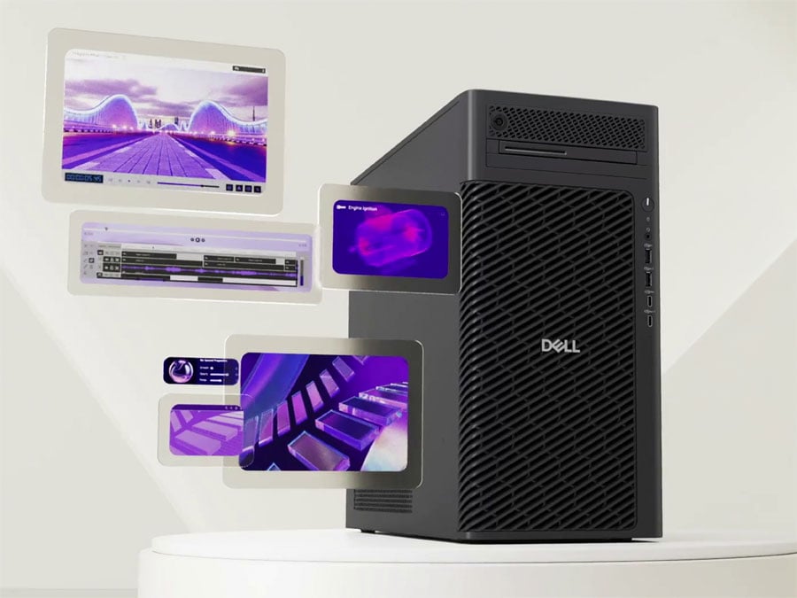 Dell Pro Max Tower na biurku