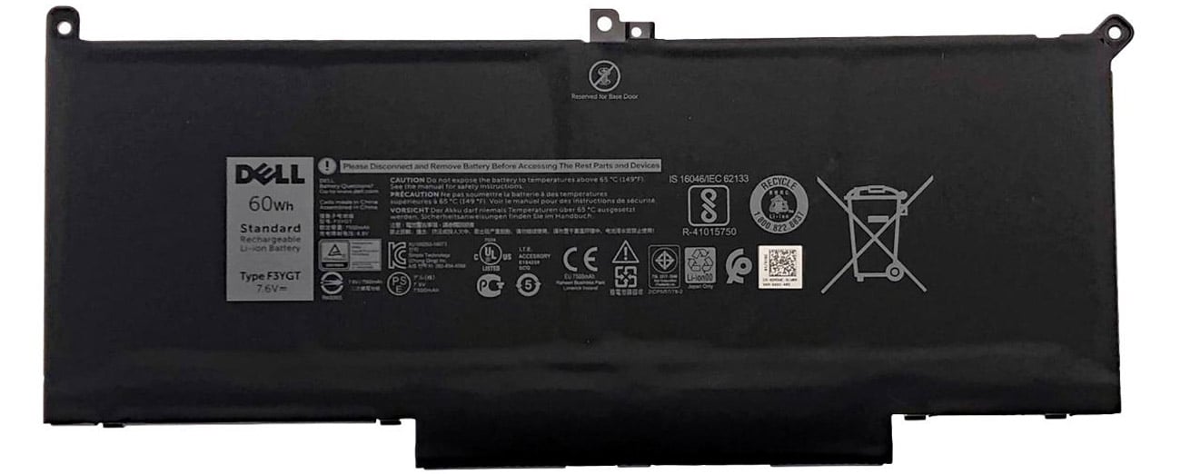 Bateria do laptopa Dell F3YGT (60WHR, 4 Cell)