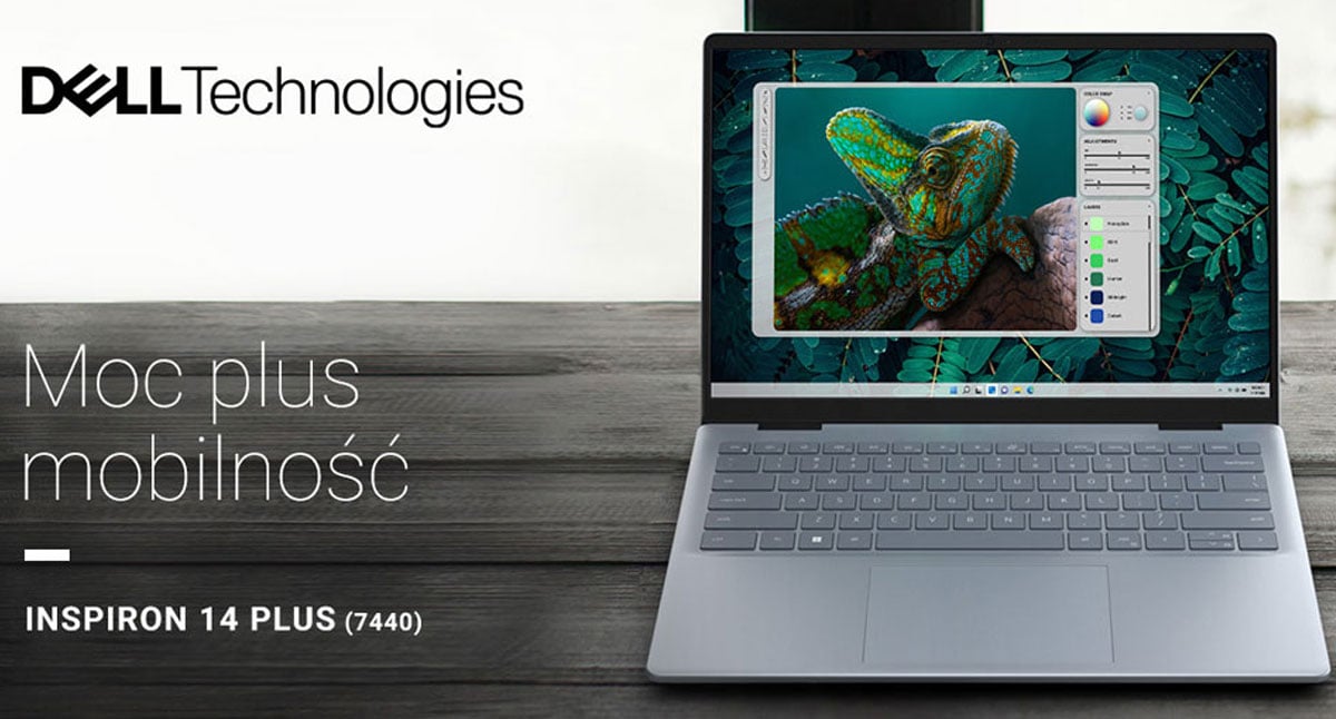 Laptop do kreatywnej pracy Dell Inspiron 14 Plus