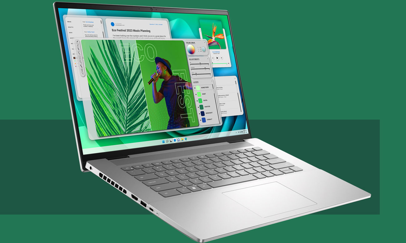 Графічний дизайн ноутбука Dell Inspiron 16 Plus