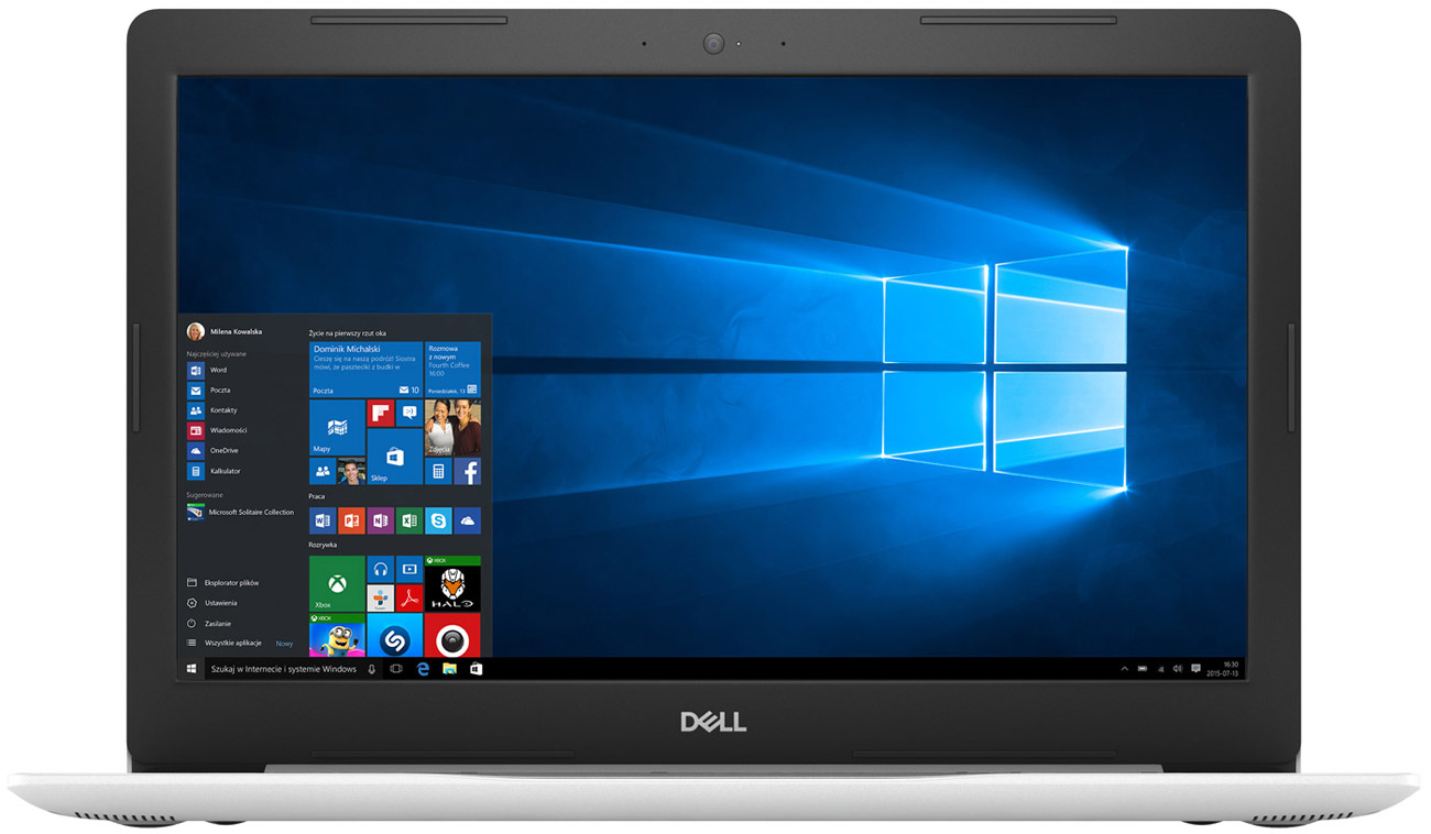 Dell Inspiron 5570 Intel Core i5 ósmej generacji biały