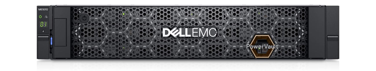 Dell EMC PowerVault ME5012 widok z przodu
