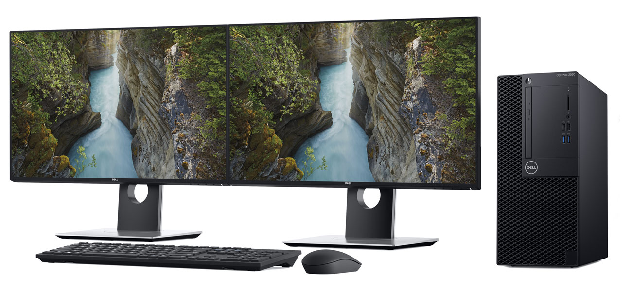 Dell Optiplex 3060 MT Kompaktowe wymiary, niezawodność i wytrzymałość