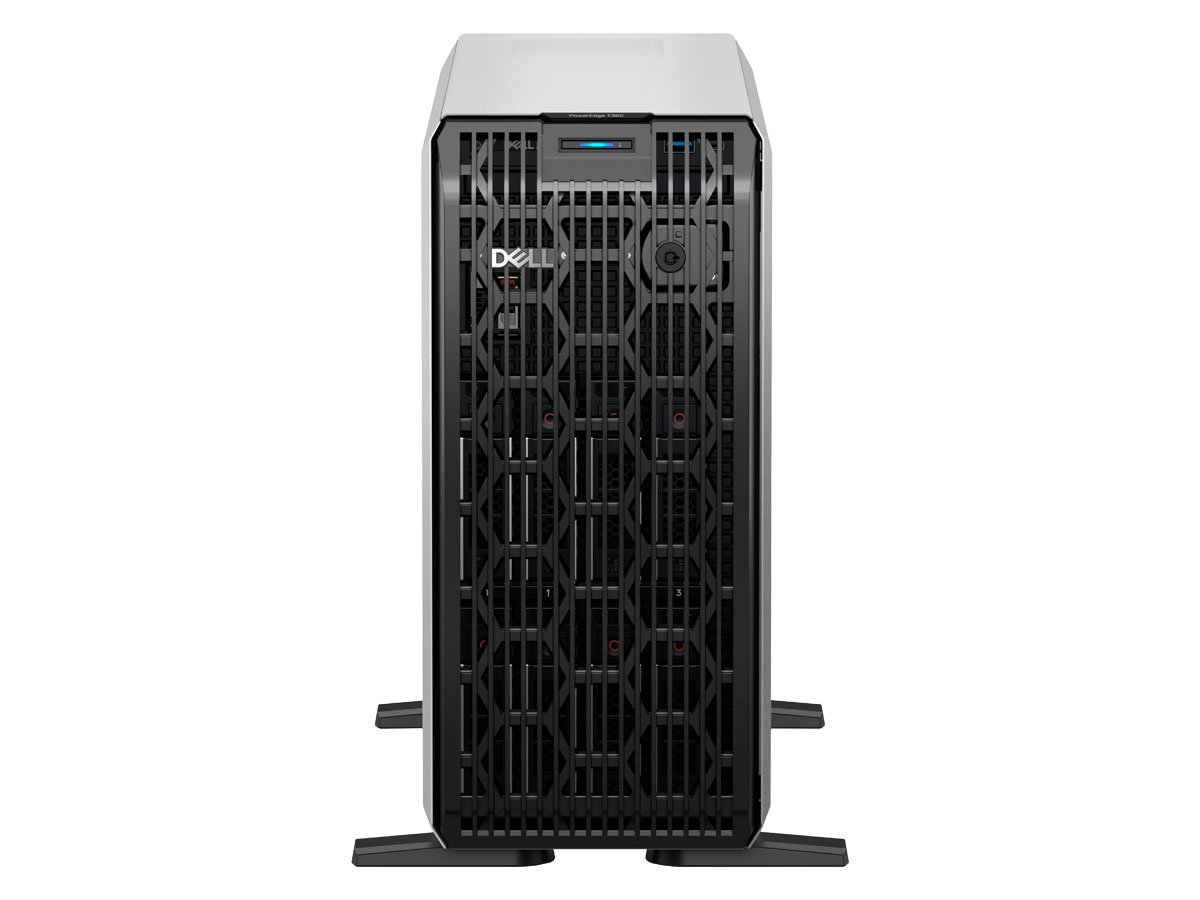 Serwer Dell PowerEdge T360 - widok z przodu