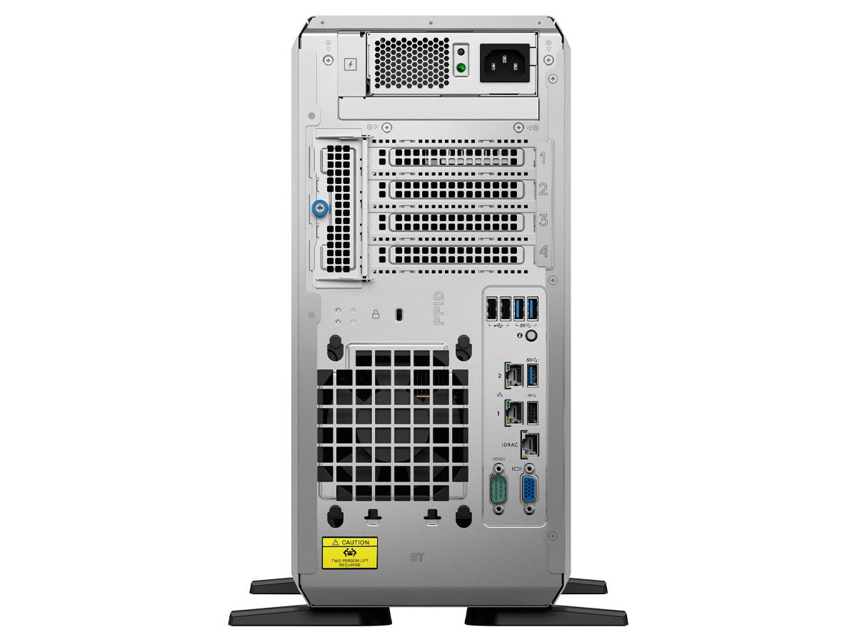 Dell PowerEdge T360 widok z tyłu