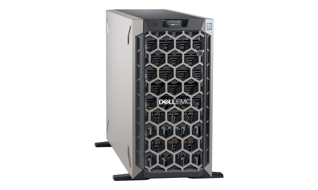 Serwer Dell PowerEdge T640 w kolorze szarym