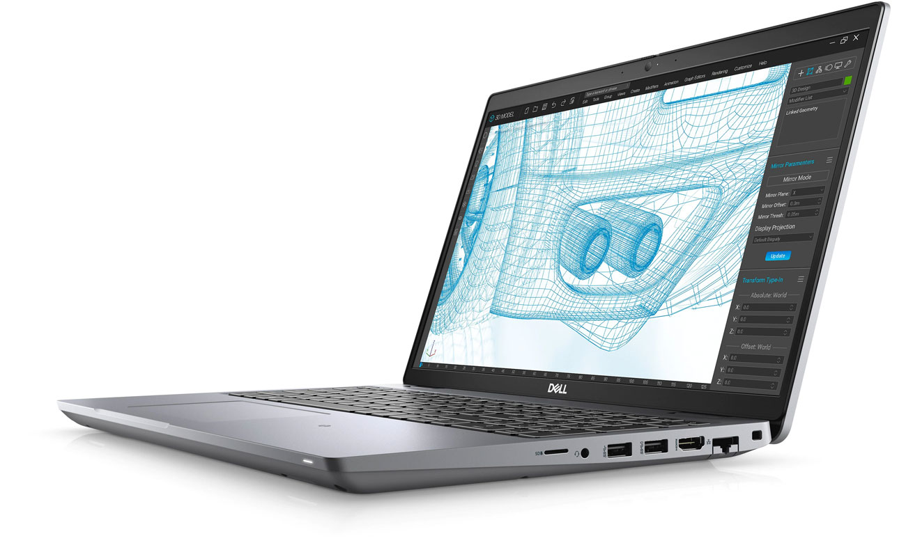 Laptop do projektowania graficznego Dell Precision 3561