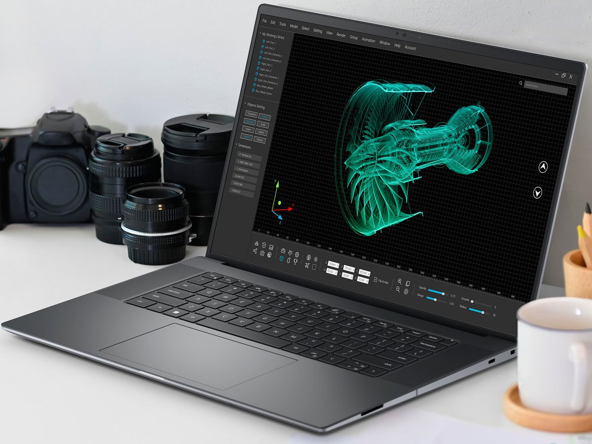 Dell Precision 5690 wygląd laptopa